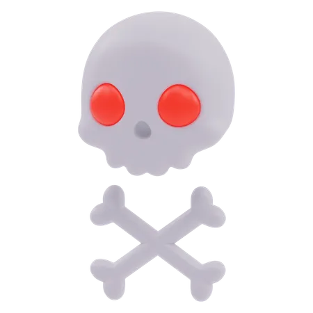 Crânio  3D Icon