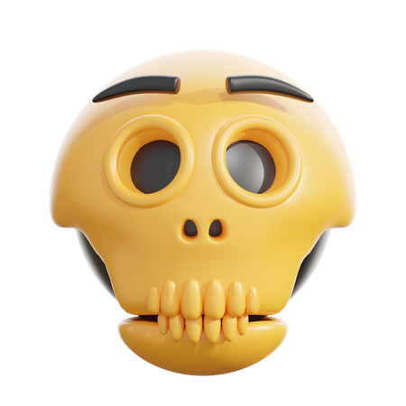 Crânio  3D Icon