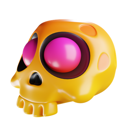 Crânio  3D Icon