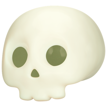 Crânio  3D Icon