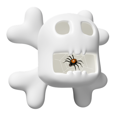 Crânio  3D Icon