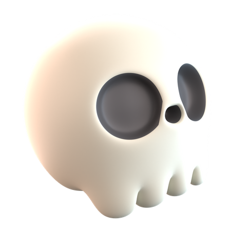 Crânio  3D Icon