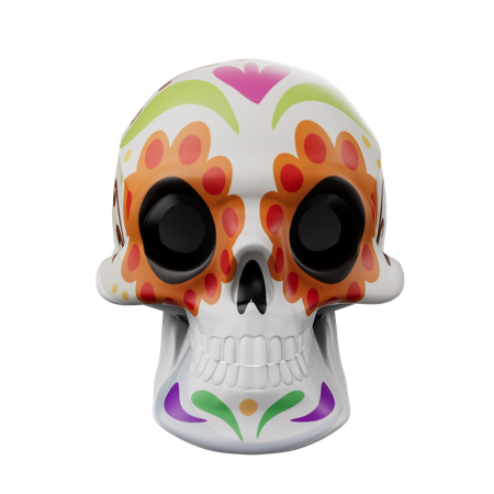 Crânio mexicano  3D Icon