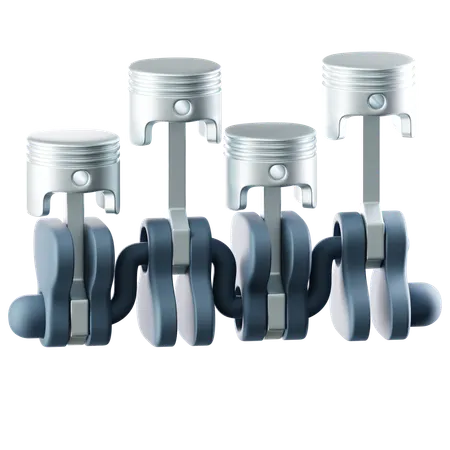 Crankshaft  3D Icon