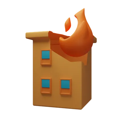 Crash Building  3D Icon