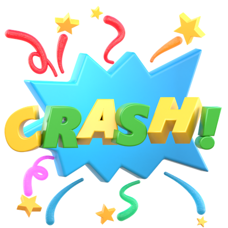 Crash Sticker  3D Icon