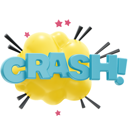 Crash Sticker  3D Icon