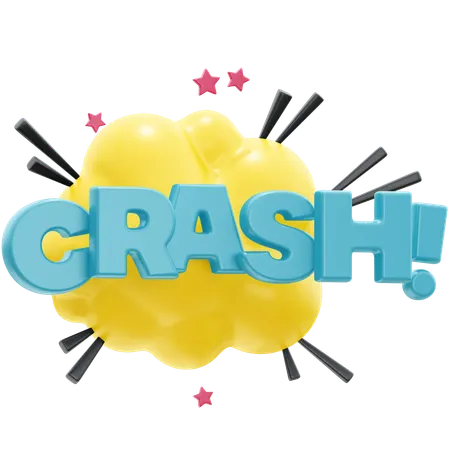 Crash Sticker  3D Icon
