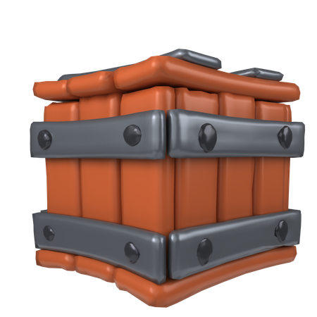 Crate  3D Icon