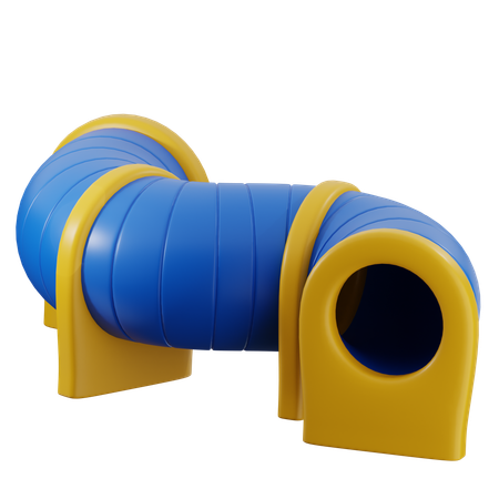 Crawl tunnel  3D Icon