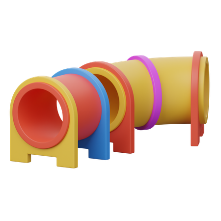 Crawl tunnel  3D Icon