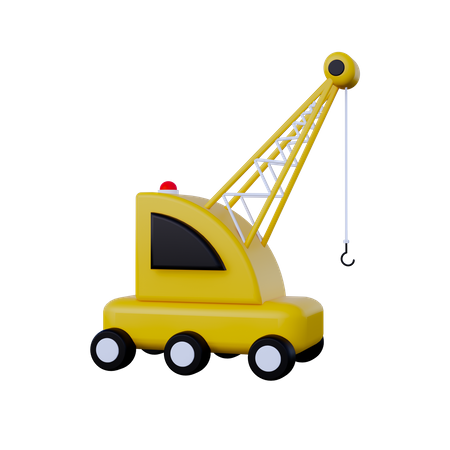 Crawler Crane  3D Icon