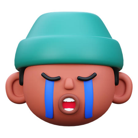 叫ぶ  3D Icon