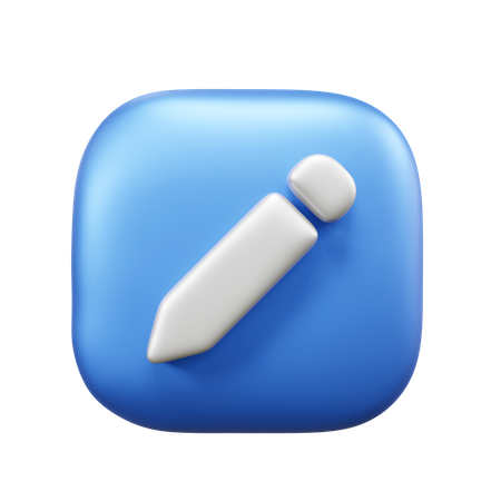 Crayon  3D Icon