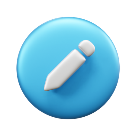 Crayon  3D Icon