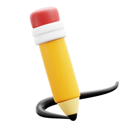 Crayon  3D Icon