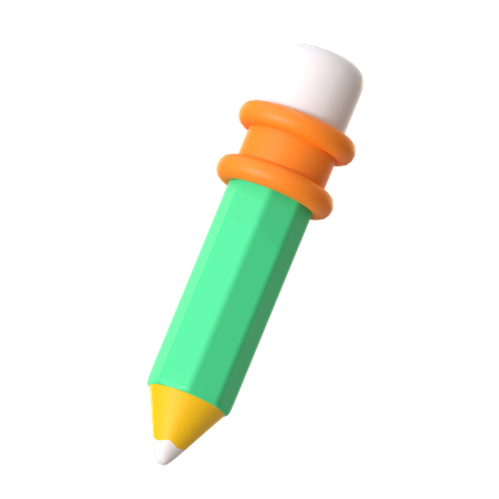 Crayon  3D Icon