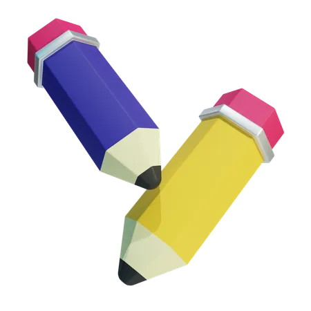 Crayon  3D Icon