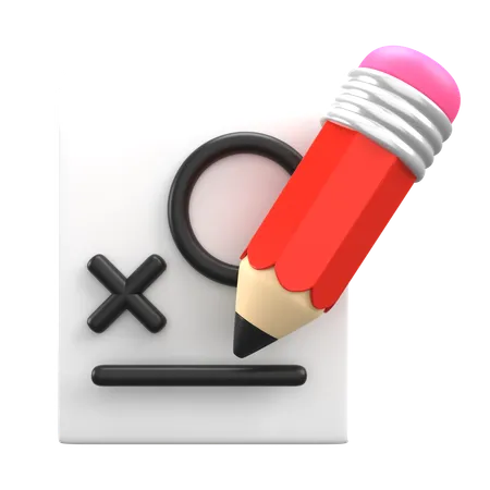 Crayon  3D Icon