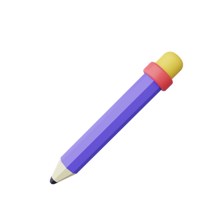 Crayon  3D Icon