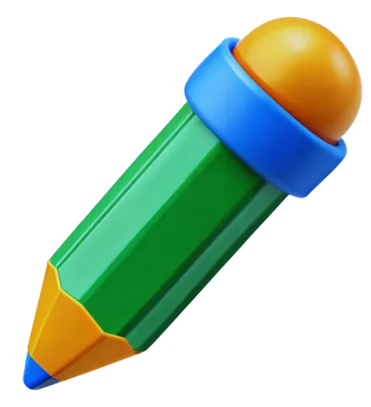 Crayon  3D Icon