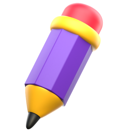 Crayon  3D Icon