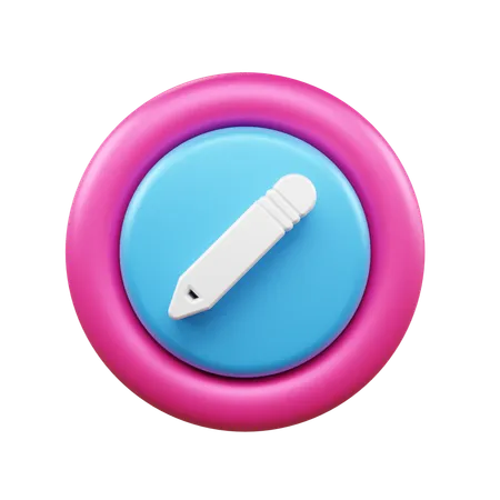 Crayon  3D Icon