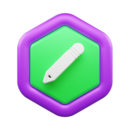 Crayon  3D Icon