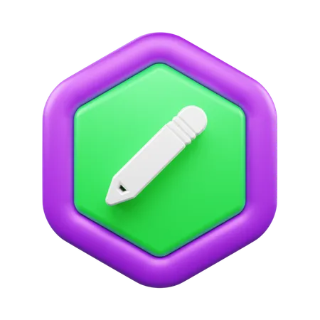 Crayon  3D Icon