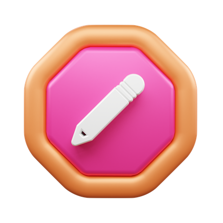 Crayon  3D Icon