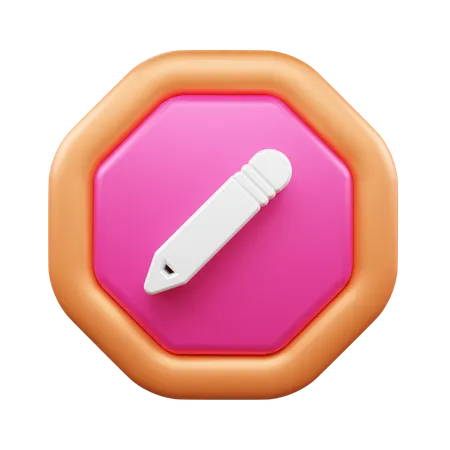 Crayon  3D Icon