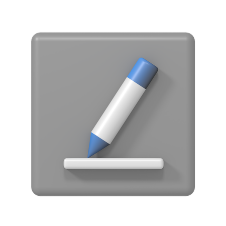 Crayon  3D Icon