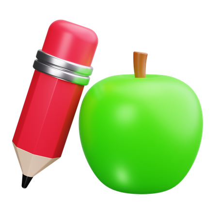 Crayon  3D Icon