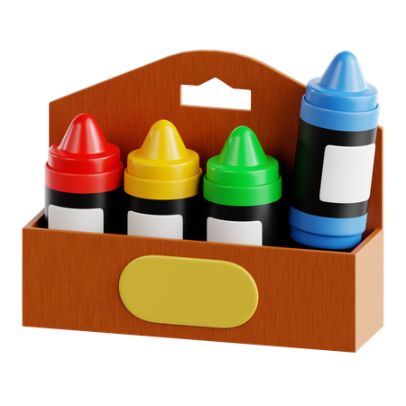 Crayon  3D Icon