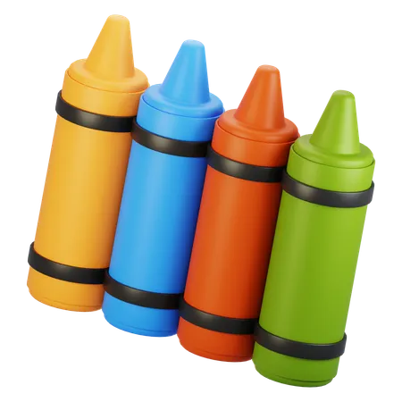 Crayon  3D Icon