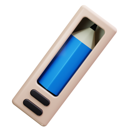 Crayon  3D Icon