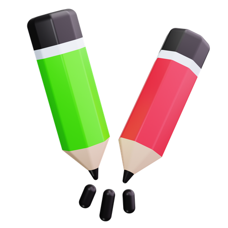 Crayon  3D Icon