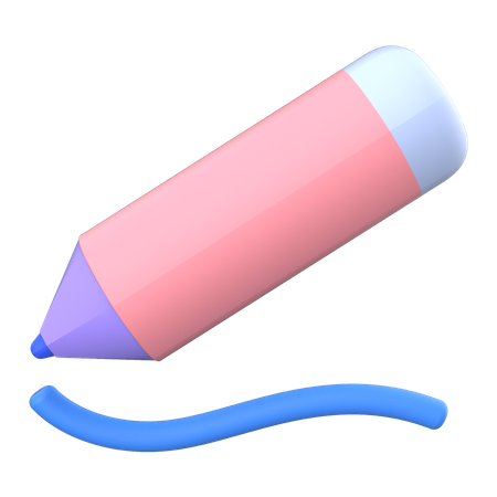 Crayon  3D Illustration