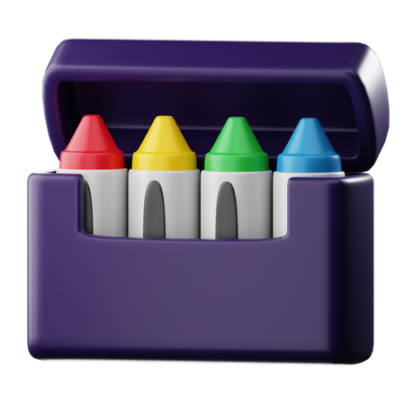 Crayon  3D Icon