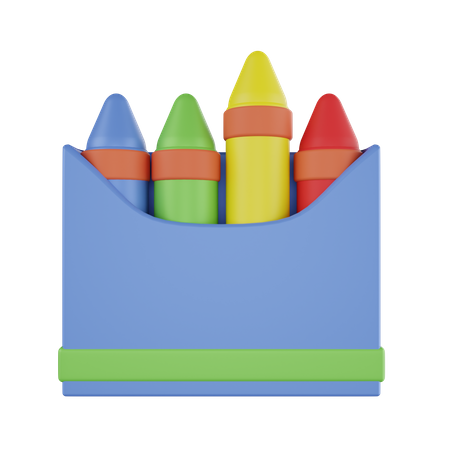 Crayon  3D Icon