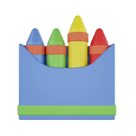 Crayon  3D Icon