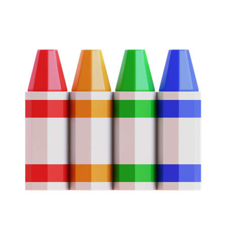 Crayon  3D Icon