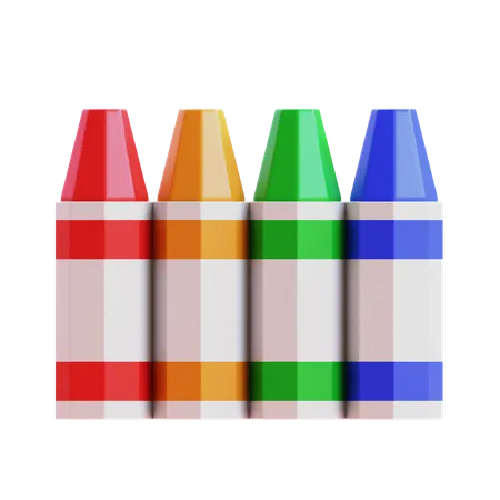 Crayon  3D Icon