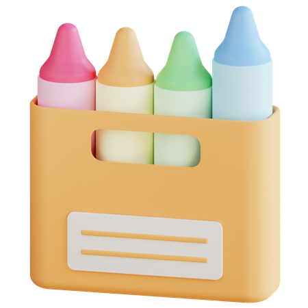 Crayon  3D Icon