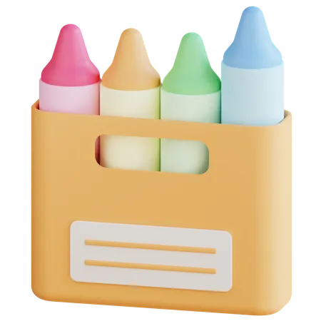 Crayon  3D Icon