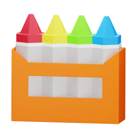 Crayon  3D Icon