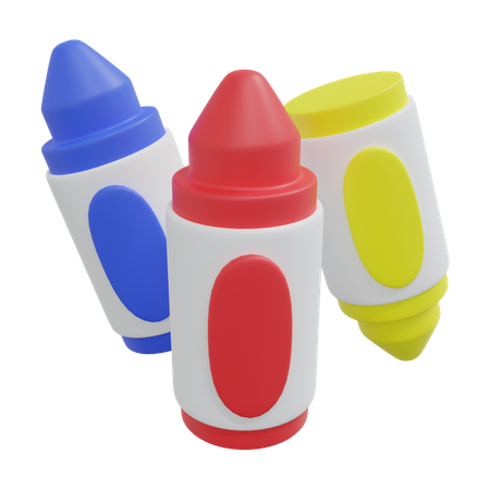 Crayon  3D Icon