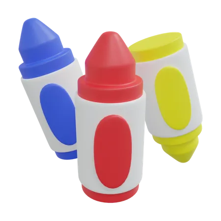 Crayon  3D Icon