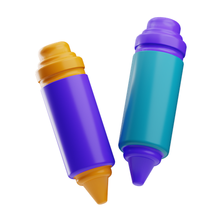 Crayon  3D Icon