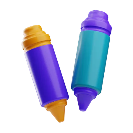 Crayon  3D Icon